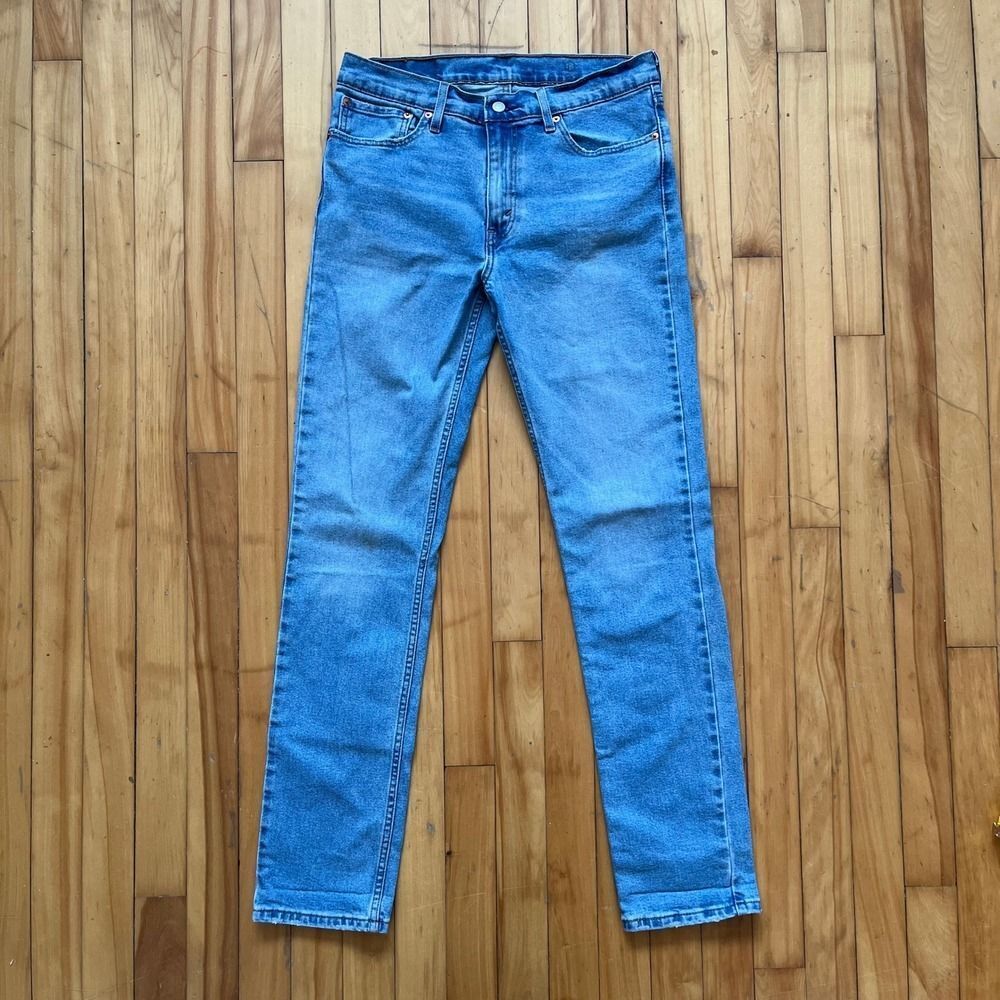 Levis 511 Slim Fit Mens Jeans Medium Wash Blue Denim W32 L34